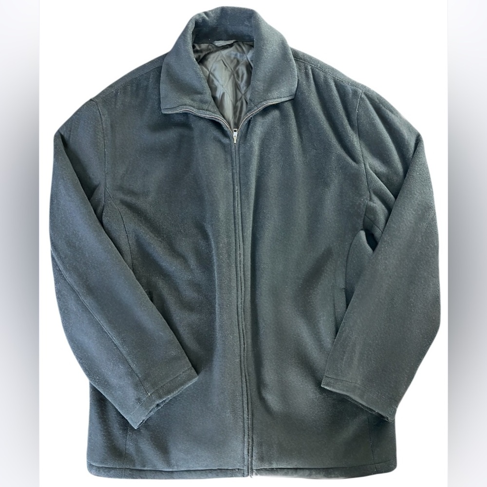 Lauren Ralph Lauren Men’s Black Wool Fleece Quilted Lining Jacket Size Large